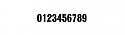 Nimbus Sans Complete D Condensed Black Font OTHER CHARS