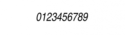 Nimbus Sans Complete L Condensed Regular Italic Font OTHER CHARS