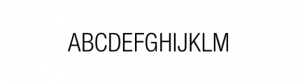 Nimbus Sans Novus Complete Condensed Regular Font UPPERCASE