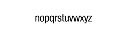 Nimbus Sans Novus Complete D Condensed Medium Font LOWERCASE