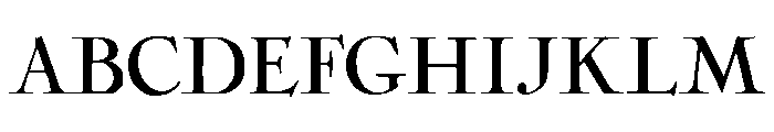 Nicolas Cochin Regular Font UPPERCASE