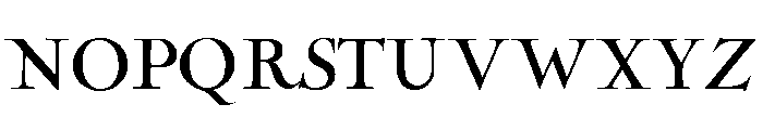 Nicolas Cochin Regular Font UPPERCASE