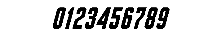 Nicotine Bold Italic Font OTHER CHARS