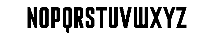 Nicotine Bold Font UPPERCASE