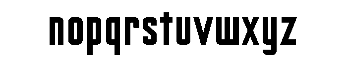 Nicotine Bold Font LOWERCASE