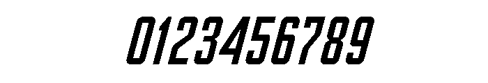 Nicotine Regular Italic Font OTHER CHARS