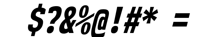 NK57MonospaceCdEb-Italic Font OTHER CHARS