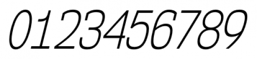 NK57 Monospace Condensed Light Italic Font OTHER CHARS