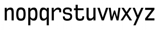 NK57 Monospace Condensed Regular Font LOWERCASE