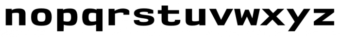 NK57 Monospace Expanded Extra Bold Font LOWERCASE