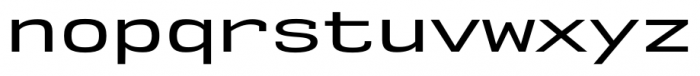 NK57 Monospace Expanded Regular Font LOWERCASE