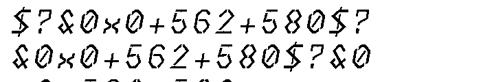 NK Fracht Square Regular Italic Font OTHER CHARS