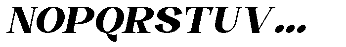 NL Zeist Qisofay Zeist Qisofay Italic Font UPPERCASE