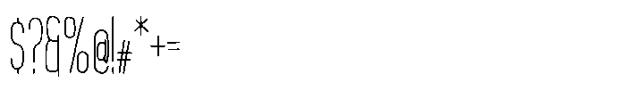 NmCitypop Font OTHER CHARS