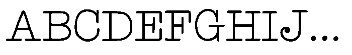 NmHeritage Font UPPERCASE