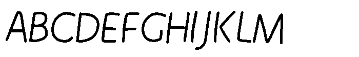 NmMomo Font UPPERCASE