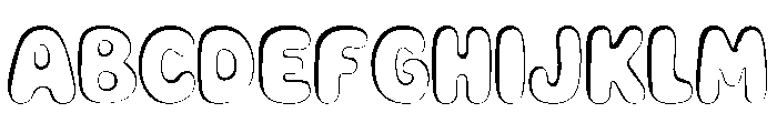 NN-Ghost Balloon 01 Regular Font UPPERCASE