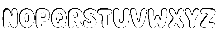 NN-Ghost Balloon 01 Regular Font UPPERCASE