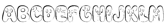 NN-Ghost Balloon 02 Regular Font UPPERCASE