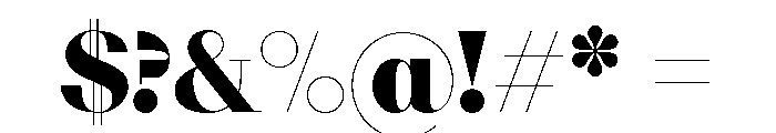 NN DidotModern STD Black Font OTHER CHARS