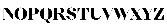 NN DidotModern STD Black Font UPPERCASE