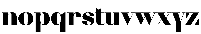 NN DidotModern STD Black Font LOWERCASE