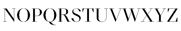 NN DidotModern STD Regular Font UPPERCASE