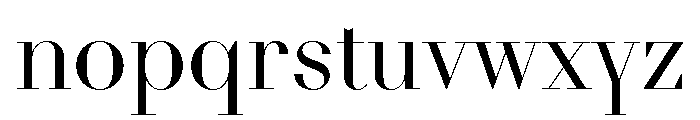 NN DidotModern STD Regular Font LOWERCASE