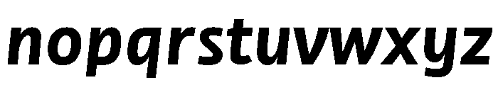 NN Medien Bold Italic Webfont Font LOWERCASE