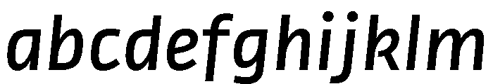 NN Medien Medium Italic Webfont FONT