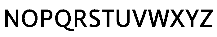 NN Medien Medium Webfont Font UPPERCASE