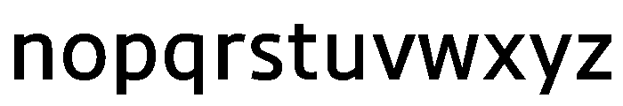 NN Medien Medium Webfont Font LOWERCASE