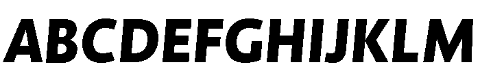 NNAlenaSTD BlackItalic Font UPPERCASE