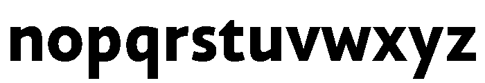 NNAlenaSTD Extrabold Font LOWERCASE
