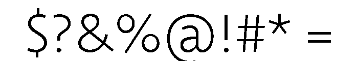 NNAlenaSTD Light Font OTHER CHARS