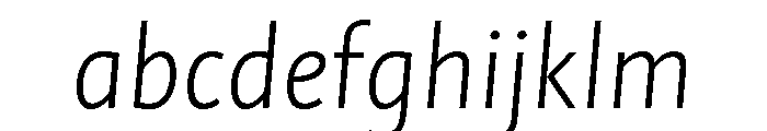 NNAlenaSTD LightItalic FONT