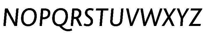 NNAlenaSTD MediumItalic Font UPPERCASE
