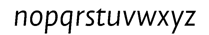 NNAlenaSTD RegularItalic Font LOWERCASE