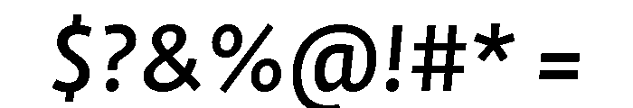 NNAlenaSTD SemiboldItalic Font OTHER CHARS