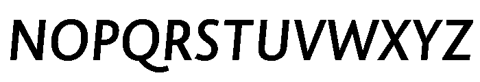 NNAlenaSTD SemiboldItalic Font UPPERCASE