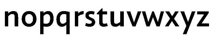 NNAlenaSTD Semibold Font LOWERCASE