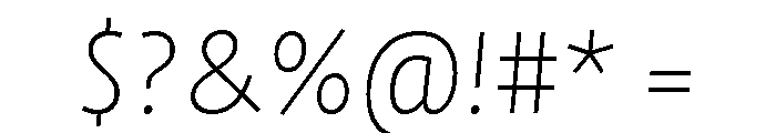 NNAlenaSTD ThinItalic Font OTHER CHARS