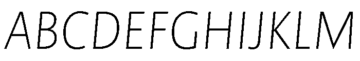NNAlenaSTD ThinItalic Font UPPERCASE