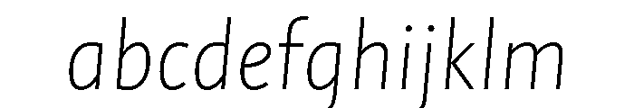 NNAlenaSTD ThinItalic FONT