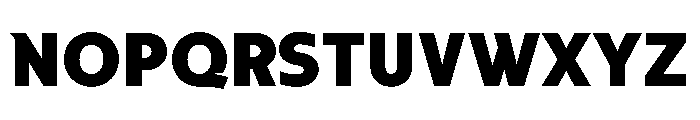 NNArosaSTD Black Font UPPERCASE
