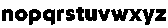 NNArosaSTD Black Font LOWERCASE