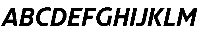 NNArosaSTD BoldItalic Font UPPERCASE