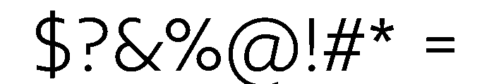 NNArosaSTD ExtraLight Font OTHER CHARS