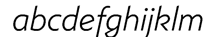 NNArosaSTD ExtraLightItalic FONT