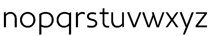 NNArosaSTD ExtraLight Font LOWERCASE